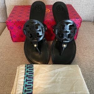Tory Burch Original Black Miller Sandals